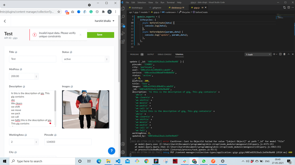 Mongodb Error While Uploading Images Urgent Questions And Answers Strapi Community Forum
